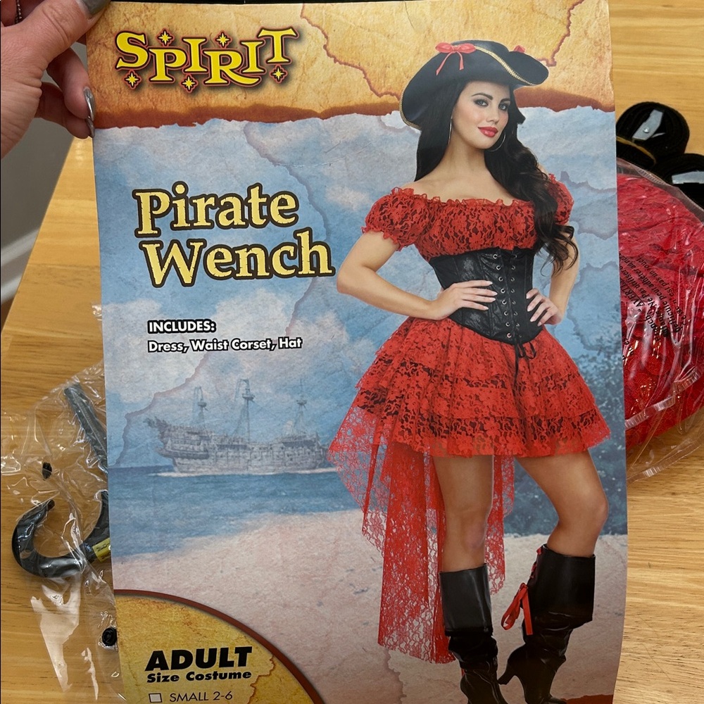 Halloween: Spirit Pirate Wench Costume